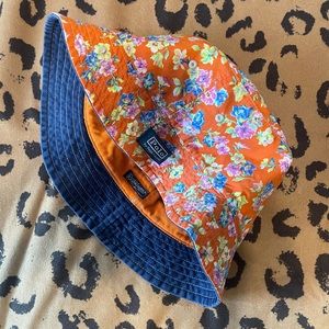 Polo by Ralph Lauren Reversible Bucket Hat, Orange and Floral